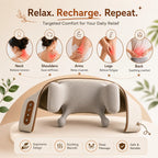 Cordless Neck & Back Massager with Heat Therapy