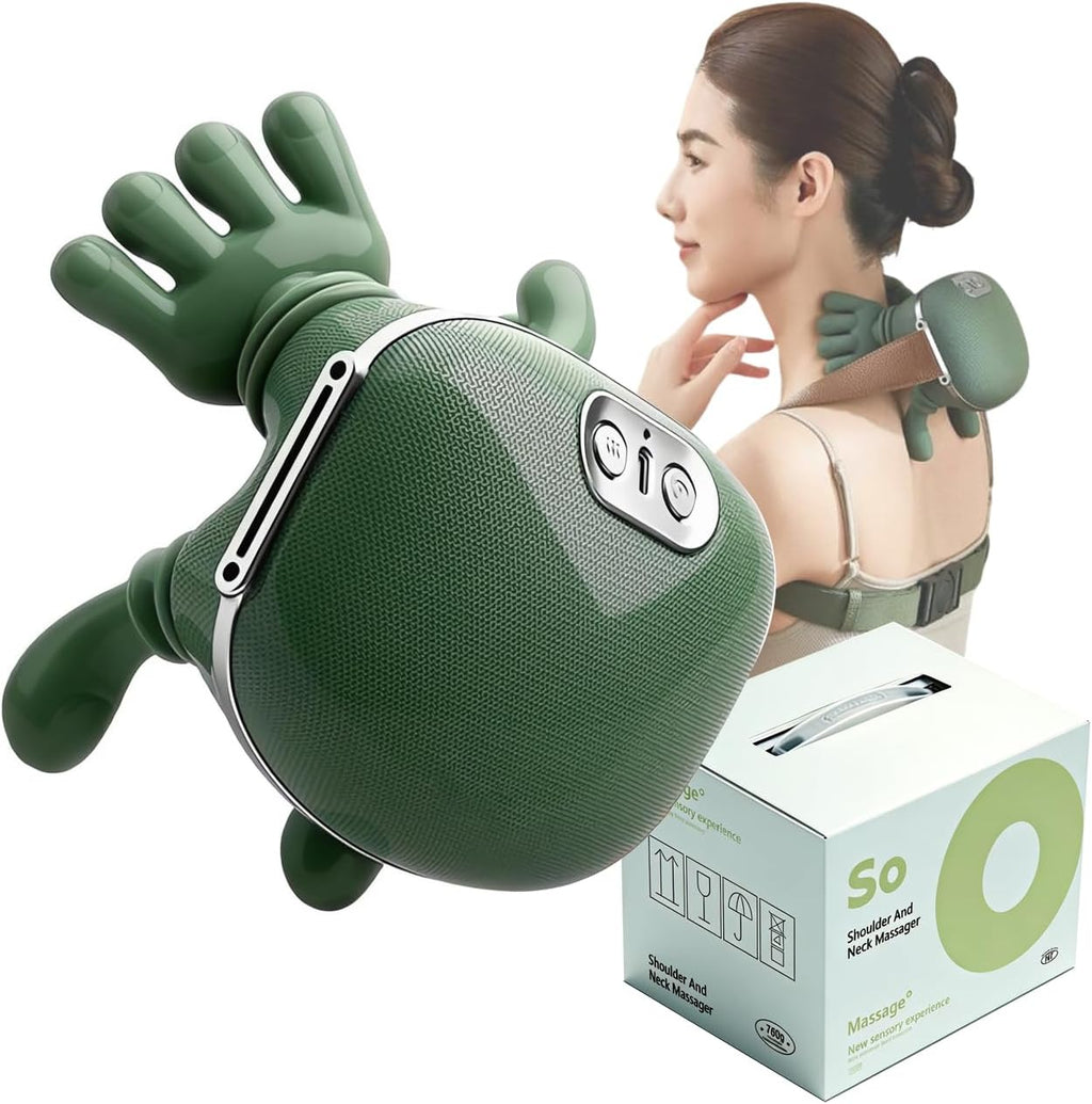 Turtle Neck and Back Massager, Simulated Human Hand Design