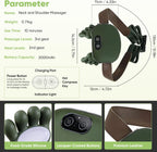 Turtle Neck and Back Massager, Simulated Human Hand Design