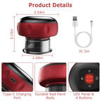 Electric Cupping Massager with Infrared Therapy – Pain Relief & Muscle Recovery