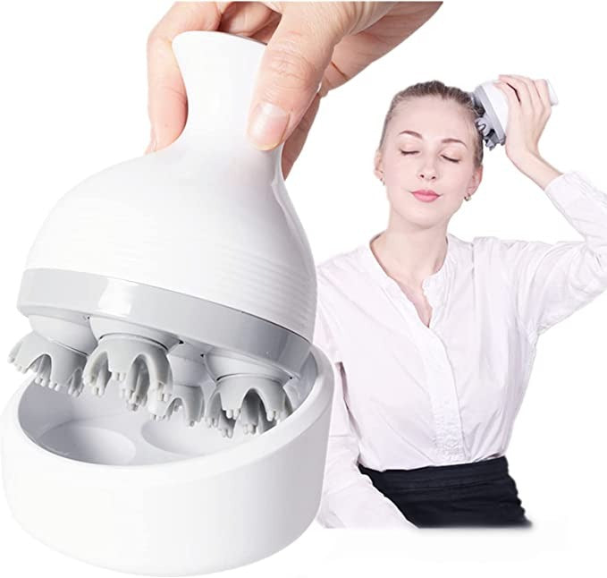 Electric Scalp Massager With 4 Tissue Kneading Nodes
