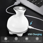 Electric Scalp Massager With 4 Tissue Kneading Nodes