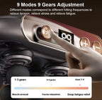 6-Head Fascia Muscle Massager Gun – Deep Tissue Relief for Back, Waist, and Legs